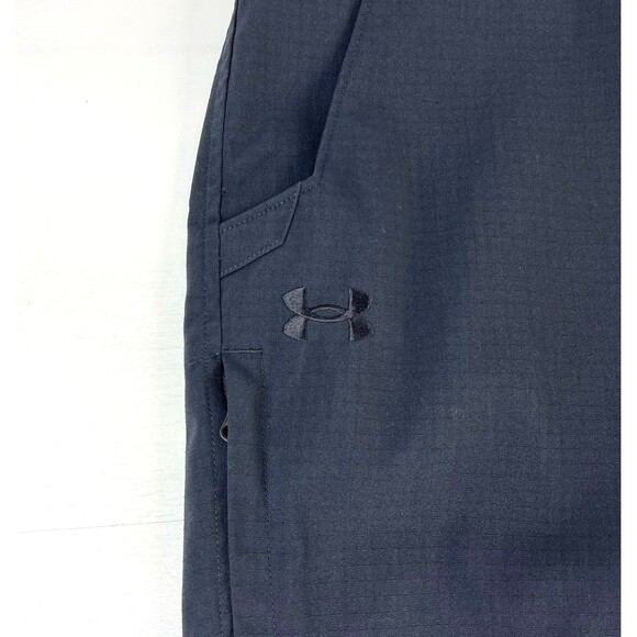 Under Armour Men's UA Tactical Elite Flat Front Pants Ripstop Dark Navy 38x34 - Picture 3 of 11